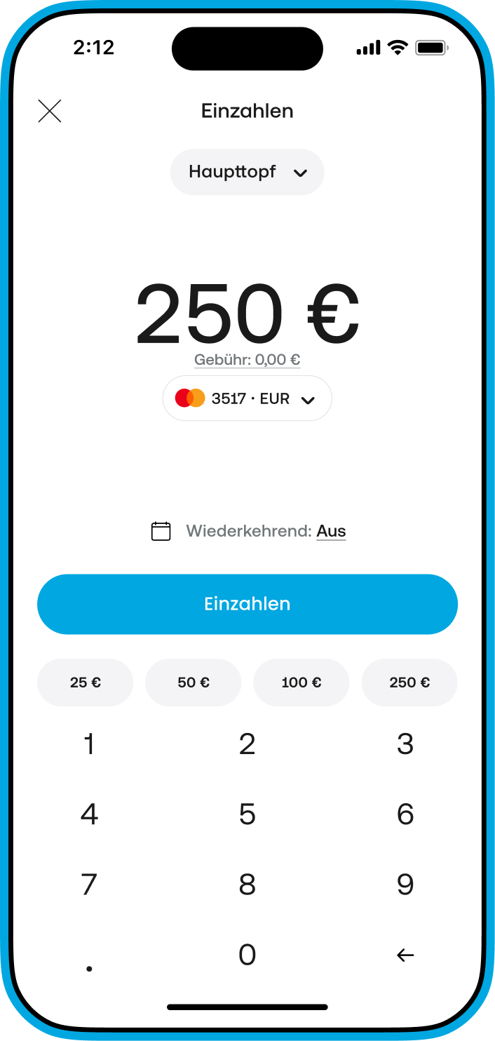 Phone app UI