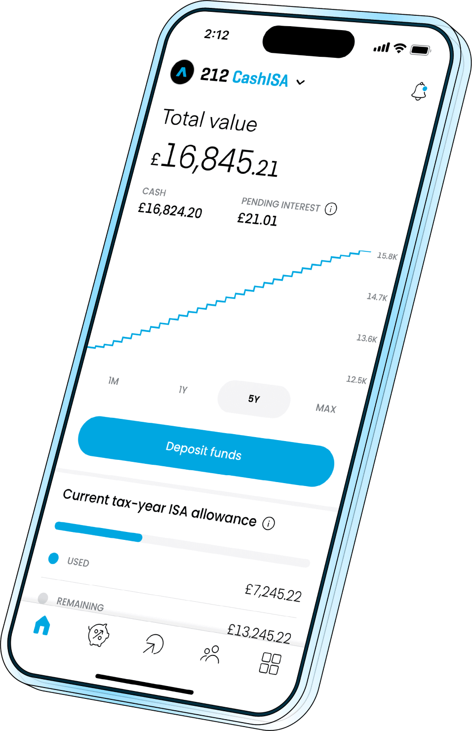 Cash ISA hero phone